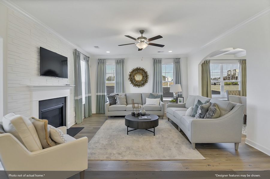 Furnished interior view inside a new home in Pebble Branch, Chapin (Image 6).