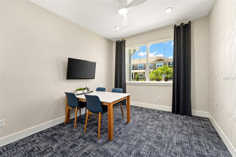 Furnished interior view inside a new home in Meridian Parks, Orlando (Image 8).