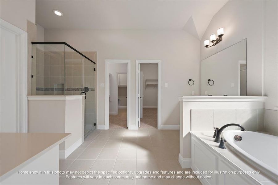 Furnished interior view inside a new home in Ridgepoint - Phase 1, Midlothian (Image 4).