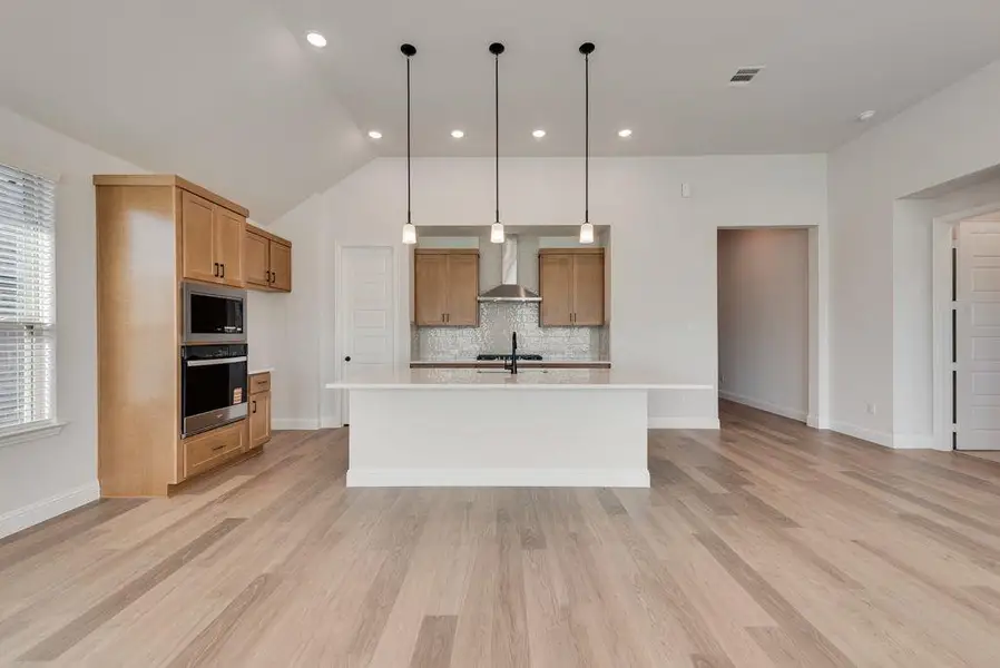 Furnished interior view inside a new home in Wildflower Ranch, Justin (Image 9). Furnished interior view inside a new home in Wildflower Ranch, Justin (Image 9).