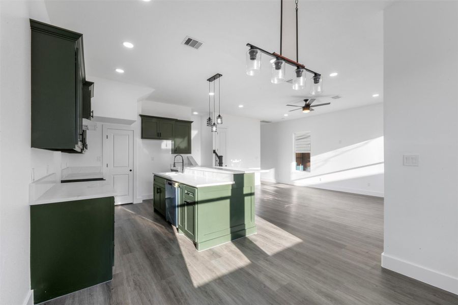 Furnished interior view inside a new home in , Houston (Image 4). Furnished interior view inside a new home in , Houston (Image 4).