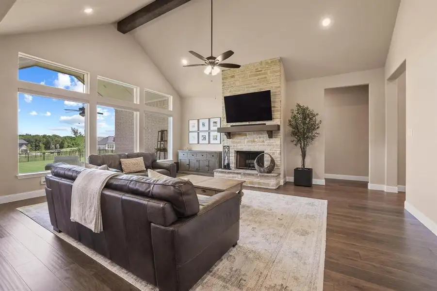 Furnished interior view inside a new home in The Meadows, Gunter (Image 9). Furnished interior view inside a new home in The Meadows, Gunter (Image 9).