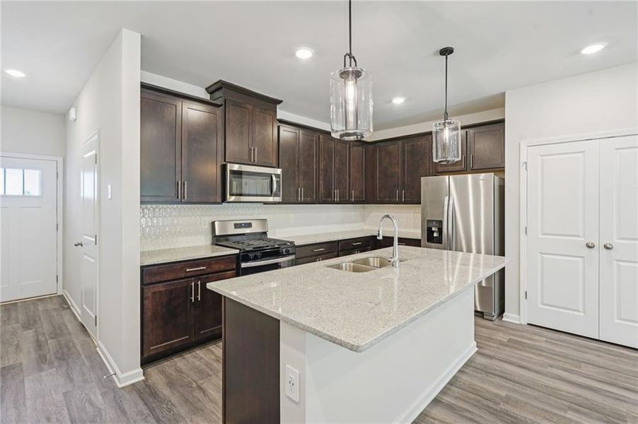 Furnished interior view inside a new home in , Conyers (Image 10). Furnished interior view inside a new home in , Conyers (Image 10).