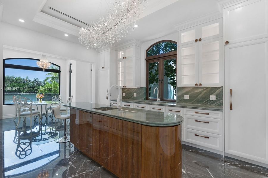 Furnished interior view inside a new home in , Surfside (Image 10).