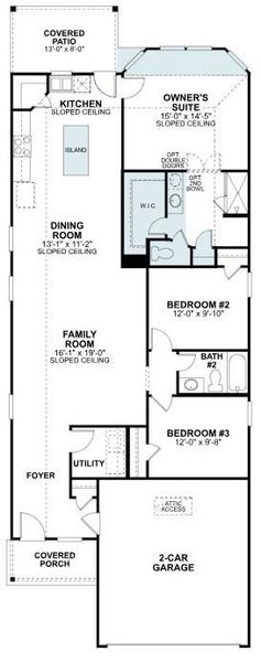 2D floor plan layout of this home in Ambrose, La Marque, TX (Image 3). 2D floor plan layout of this home in Ambrose, La Marque, TX (Image 3).