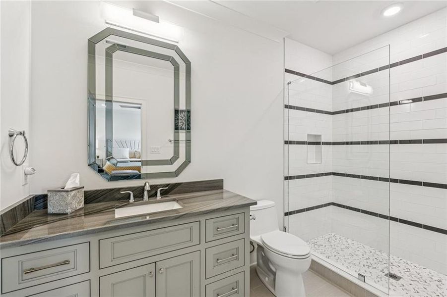 Furnished interior view inside a new home in , Alpharetta (Image 36).