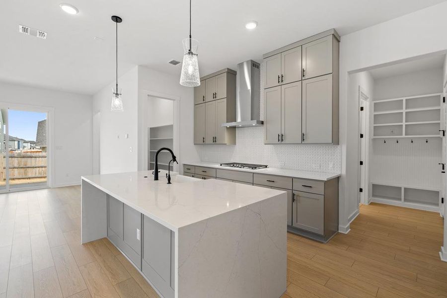 Furnished interior view inside a new home in Lariat, Liberty Hill (Image 7).