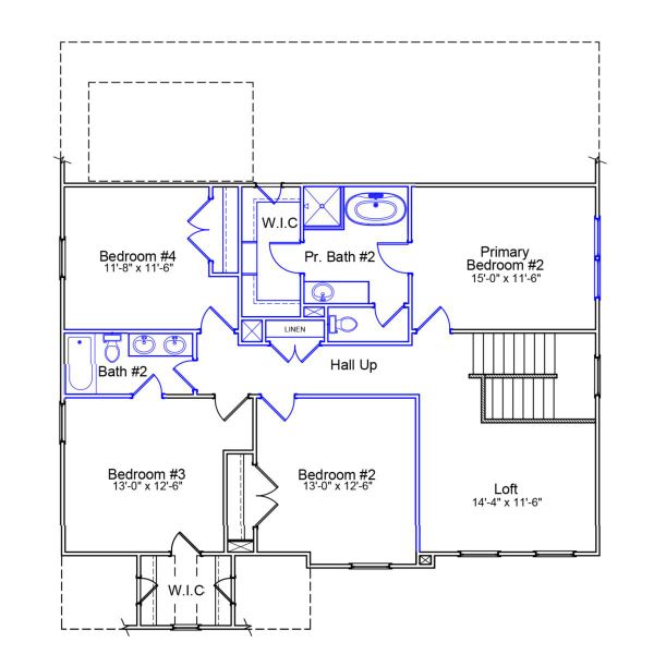 2D floor plan layout of this home in Hendrix Farms, Lexington, SC (Image 6). 2D floor plan layout of this home in Hendrix Farms, Lexington, SC (Image 6).