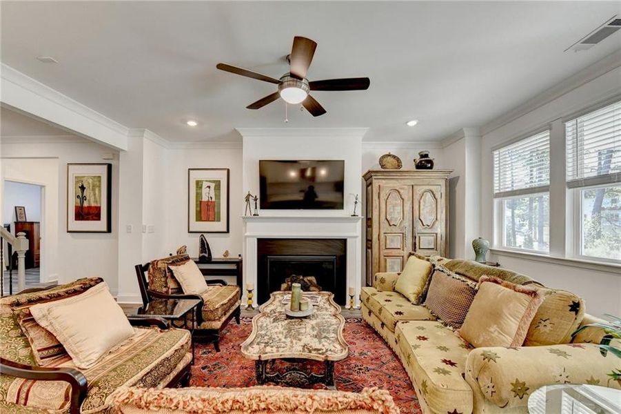 Furnished interior view inside a new home in Bailey Fence, Dacula (Image 19).
