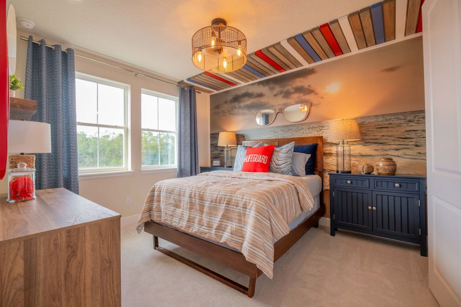 Representative furnished interior of a home built from the Ibis by Jones Homes USA in Legends Preserve, Daytona Beach (Image 17).