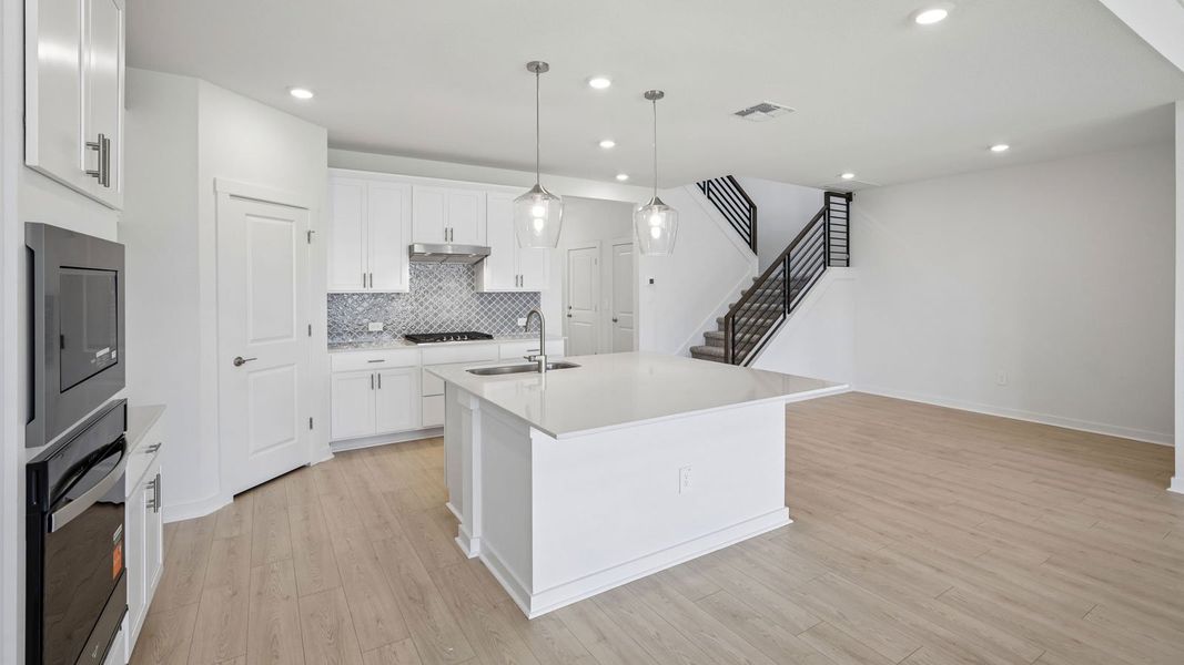 Furnished interior view inside a new home in Rosenbusch Ranch, Leander (Image 10).
