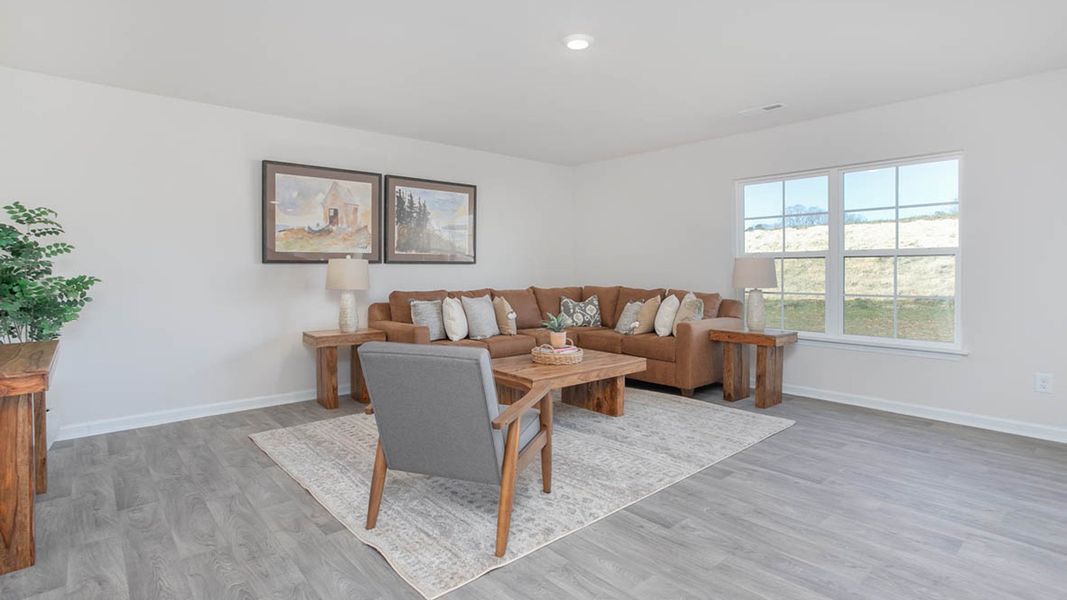 Representative furnished interior of a home built from the Kyle by D.R. Horton in Country Creek, Lexington (Image 8).