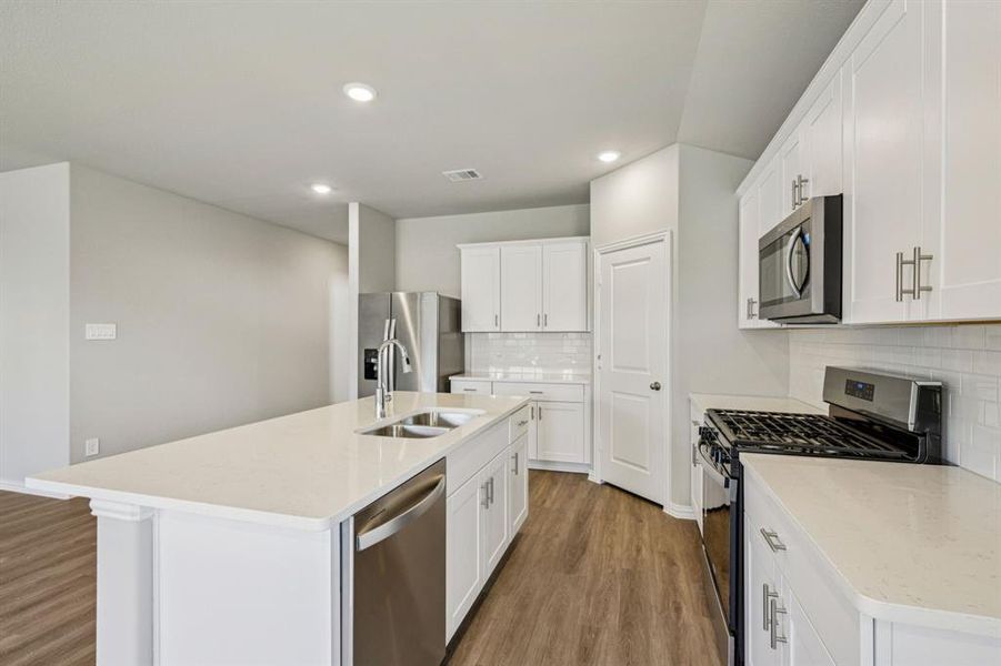 Furnished interior view inside a new home in , Princeton (Image 10).
