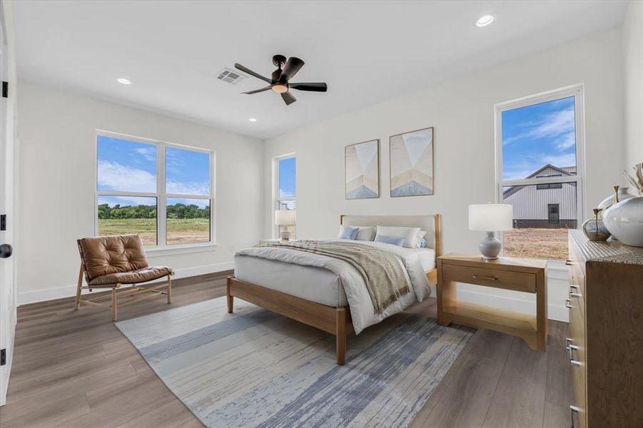 Furnished interior view inside a new home in , Elm Mott (Image 12). Furnished interior view inside a new home in , Elm Mott (Image 12).