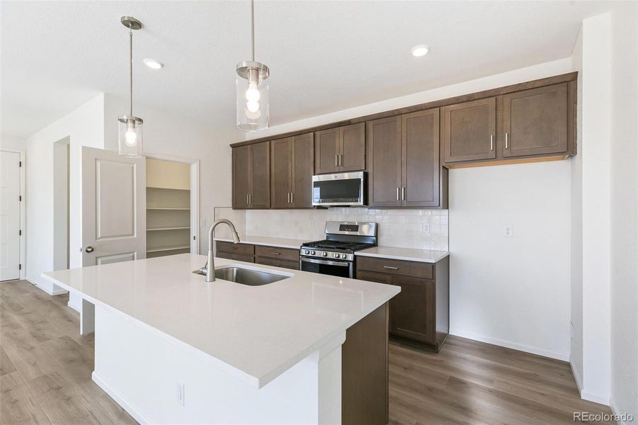 Furnished interior view inside a new home in , Aurora (Image 11).