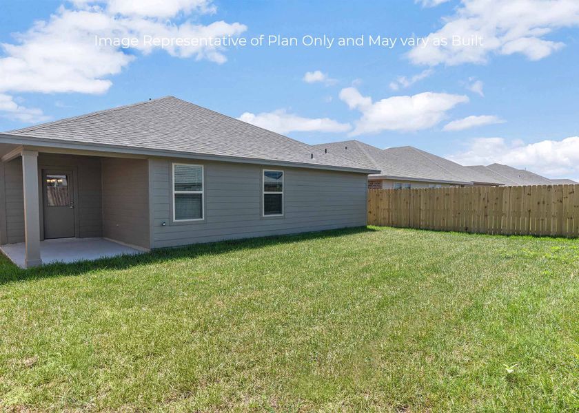 Representative exterior photo of a completed home built from the Seabrook by D.R. Horton in London Towne, Corpus Christi, TX (Image 19). Representative exterior photo of a completed home built from the Seabrook by D.R. Horton in London Towne, Corpus Christi, TX (Image 19).