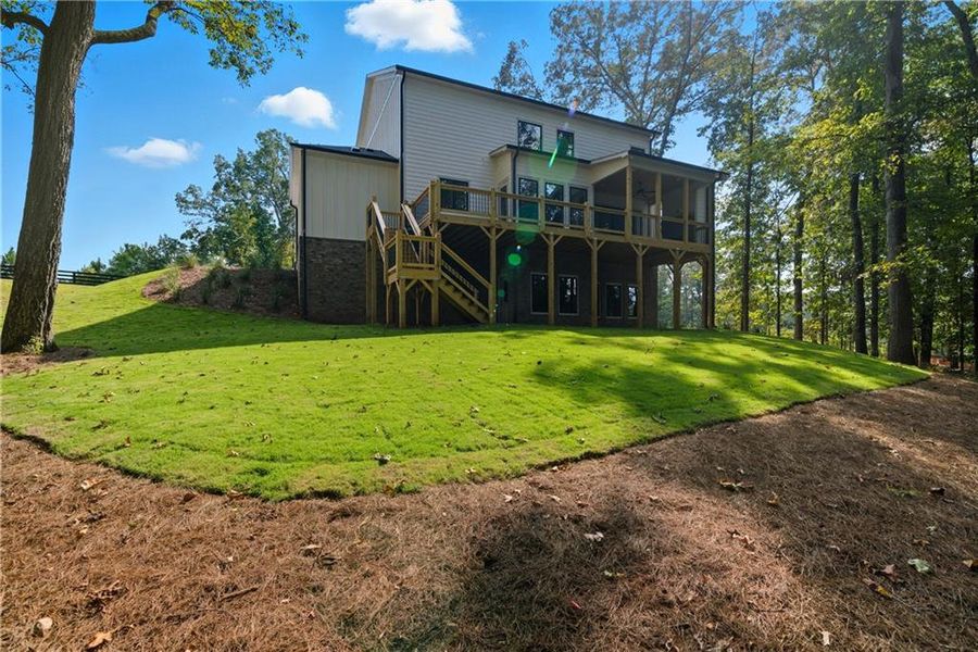 Front exterior of a new home in , Canton, GA, highlighting curb appeal (Image 2).