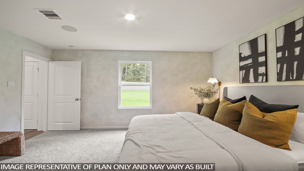 Furnished interior view inside a new home in Lexington Heights, Willis (Image 15).