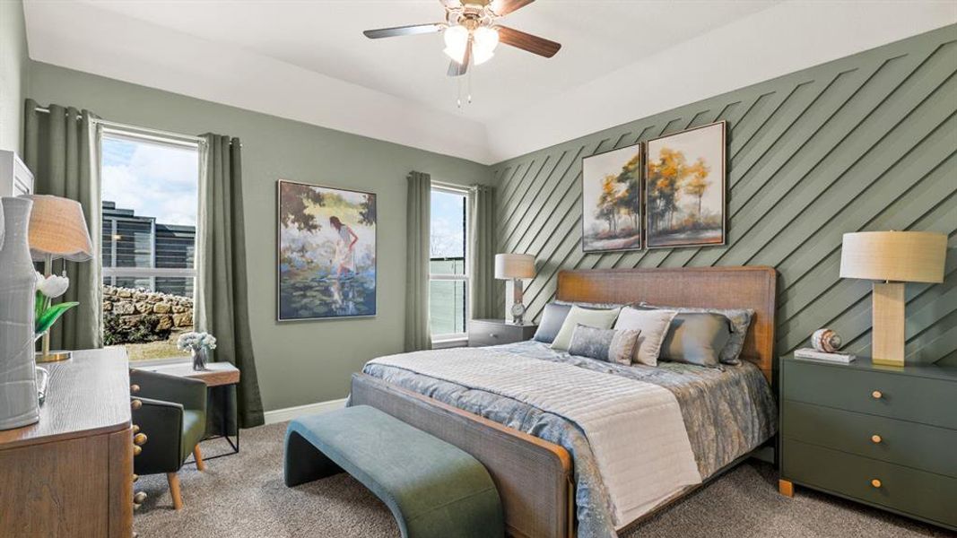 Furnished interior view inside a new home in Treeline, Justin (Image 15).