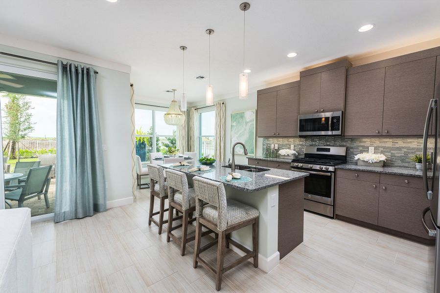 Representative furnished interior of a home built from the Ibis by GL Homes in Valencia Parc at Riverland, Port St. Lucie (Image 6).