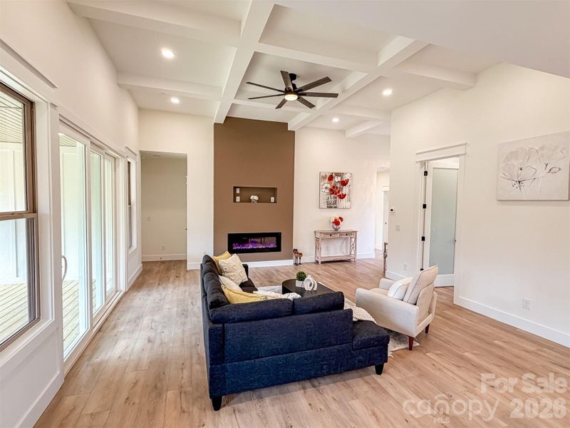 Furnished interior view inside a new home in , Newton (Image 32).