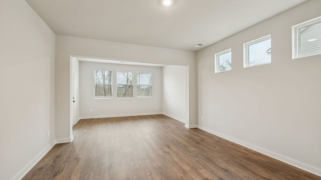 Representative unfurnished interior of a home built from the Tisdale by D.R. Horton in Harvest Point, Spring Hill (Image 51). Representative unfurnished interior of a home built from the Tisdale by D.R. Horton in Harvest Point, Spring Hill (Image 51).