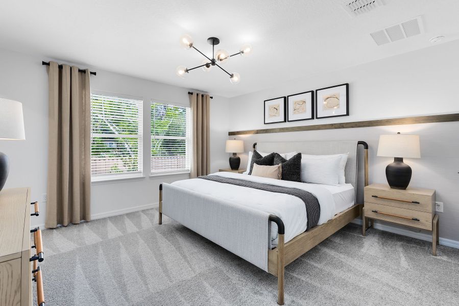 Furnished interior view inside a new home in Oviedo Square, Oviedo (Image 3).