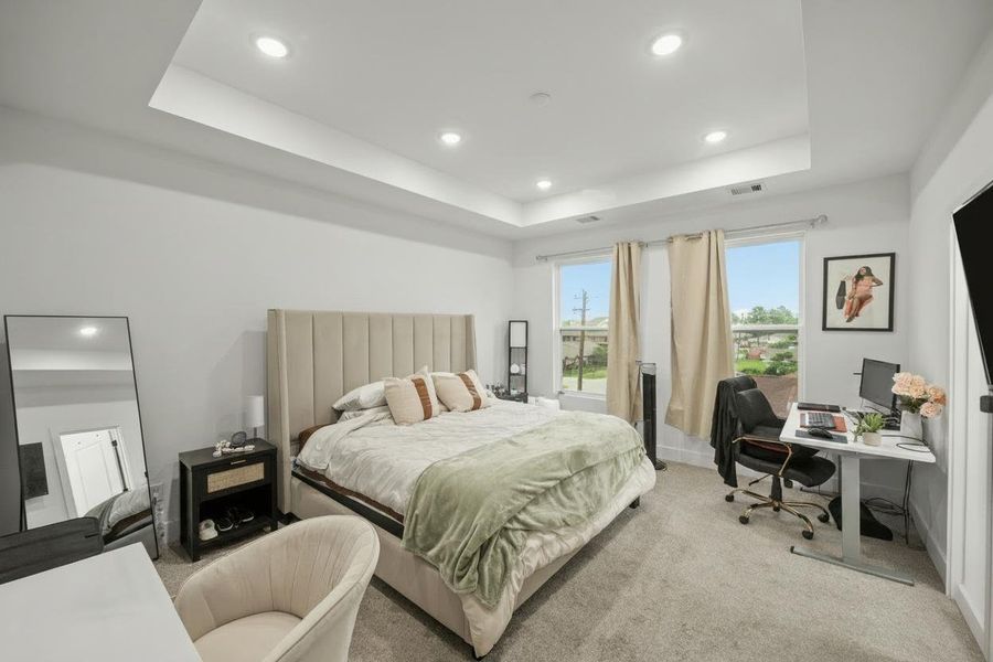 Furnished interior view inside a new home in , Houston (Image 13).