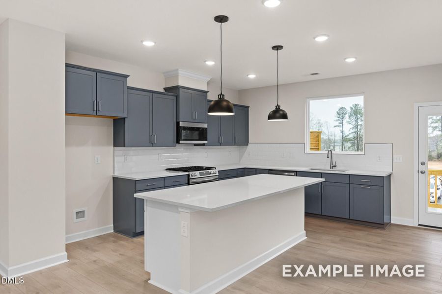 Furnished interior view inside a new home in Forestville Yard Townhomes, Knightdale (Image 7).