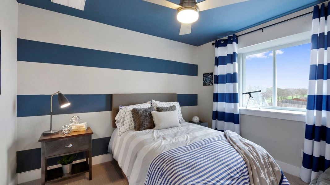 Furnished interior view inside a new home in Village at Manor Commons, Manor (Image 13).