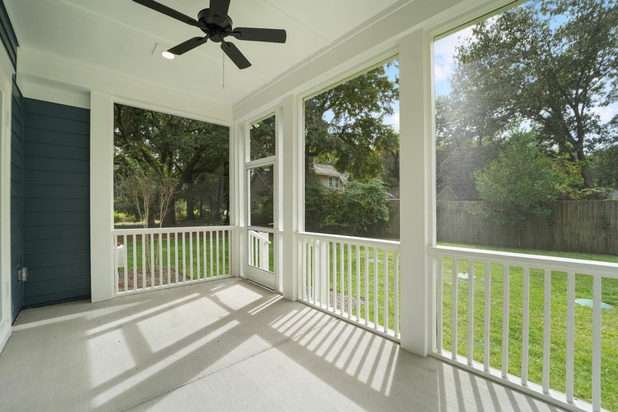 Exterior details and patio area of a home in , Johns Island (Image 26).