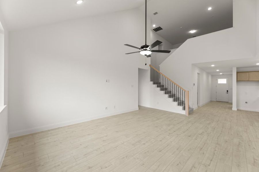 Representative unfurnished interior of a home built from the Republic by Rockwell Homes in Walden Pond, Forney (Image 22).