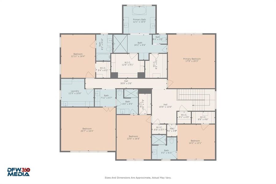 2D floor plan layout of this home in , Dallas, TX (Image 3). 2D floor plan layout of this home in , Dallas, TX (Image 3).
