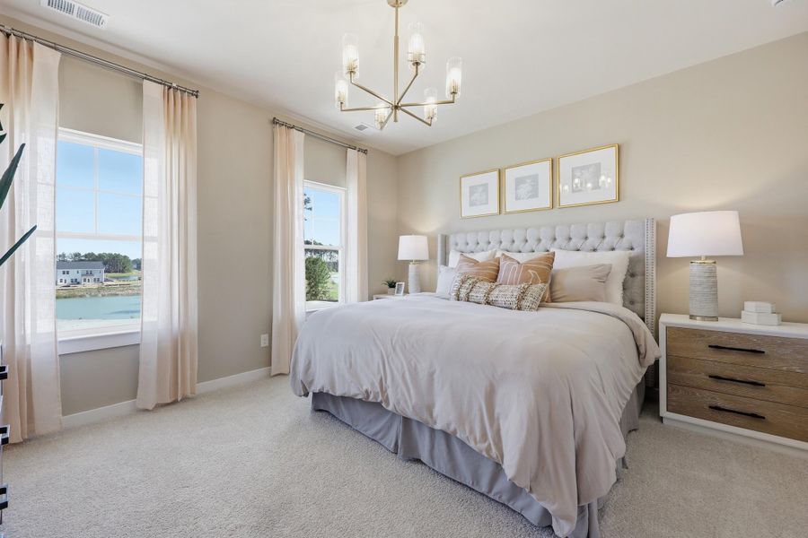 Furnished interior view inside a new home in Westpark at Cane Bay, Summerville (Image 6). Furnished interior view inside a new home in Westpark at Cane Bay, Summerville (Image 6).