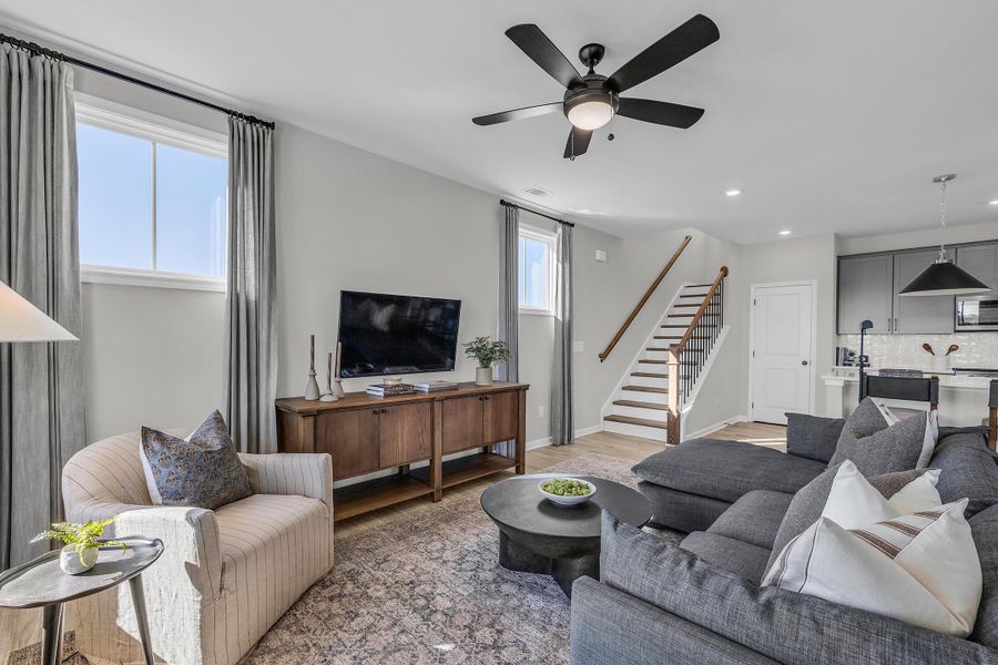 Furnished interior view inside a new home in Wildflower, Chattanooga (Image 6).