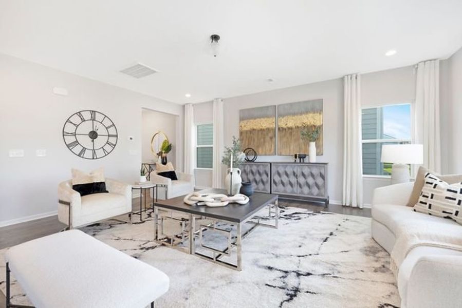 Representative furnished interior of a home built from the Liam by True Homes in Swaim Meadows, Winston-Salem (Image 9).