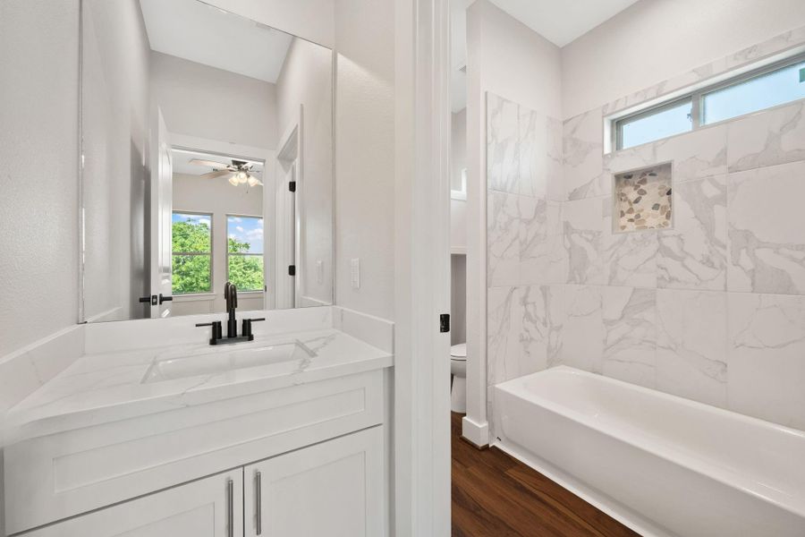 Furnished interior view inside a new home in , Houston (Image 7). Furnished interior view inside a new home in , Houston (Image 7).