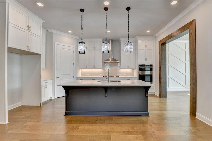 Furnished interior view inside a new home in , Buford (Image 6).
