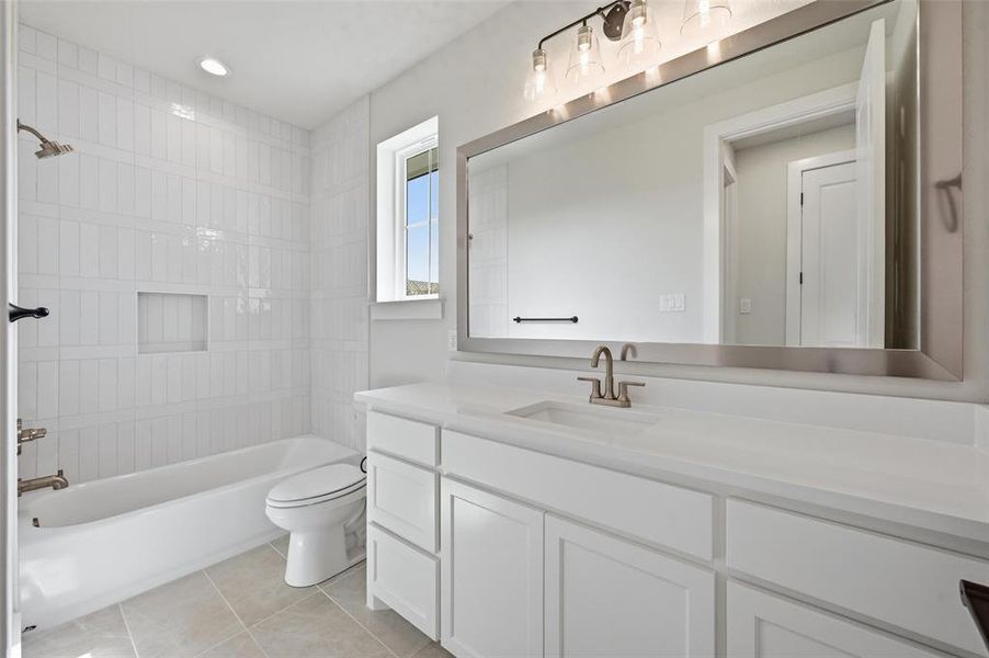 Furnished interior view inside a new home in , Aledo (Image 11).