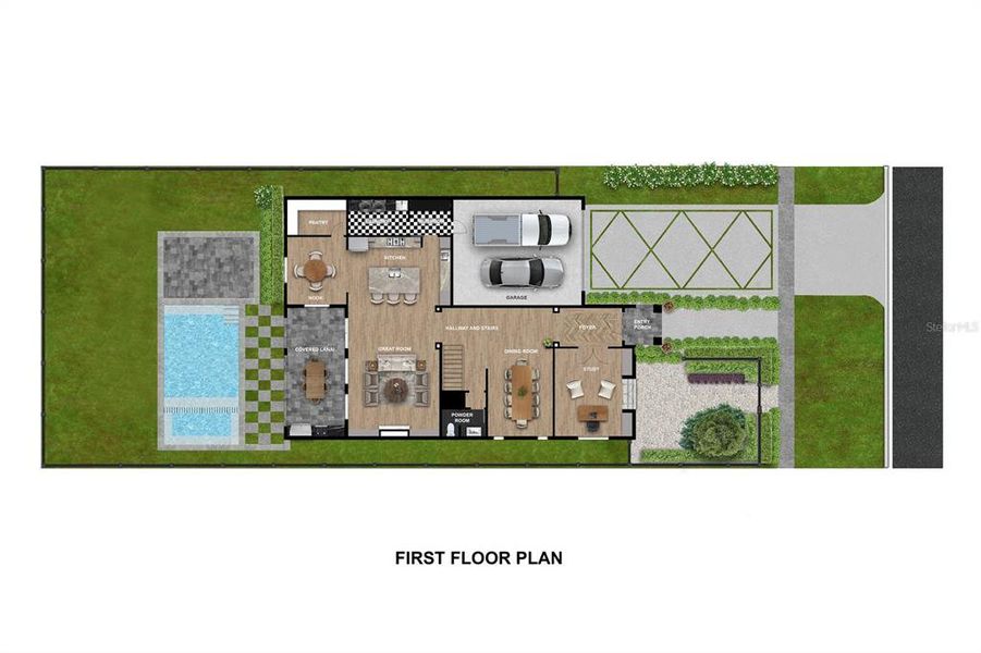 2D floor plan layout of this home in , Clearwater, FL (Image 2). 2D floor plan layout of this home in , Clearwater, FL (Image 2).