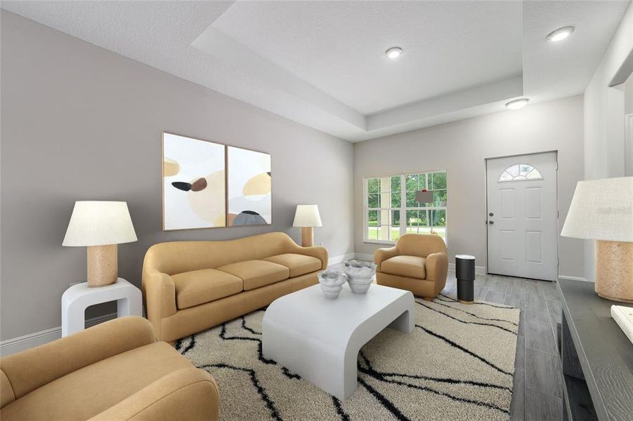 Furnished interior view inside a new home in , Orlando (Image 3).