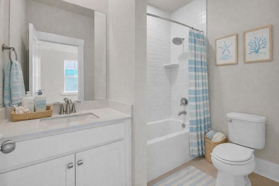 Furnished interior view inside a new home in , Johns Island (Image 18).