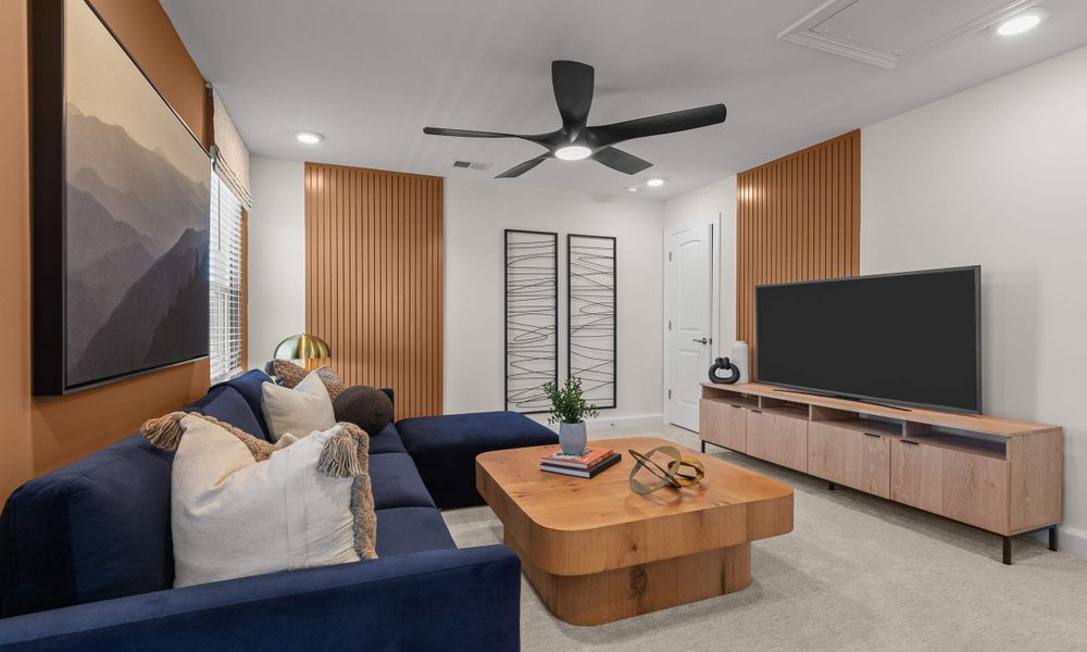 Representative furnished interior of a home built from the The Hibiscus by Chesapeake Homes in Traditions at Carolina Forest, Myrtle Beach (Image 49).