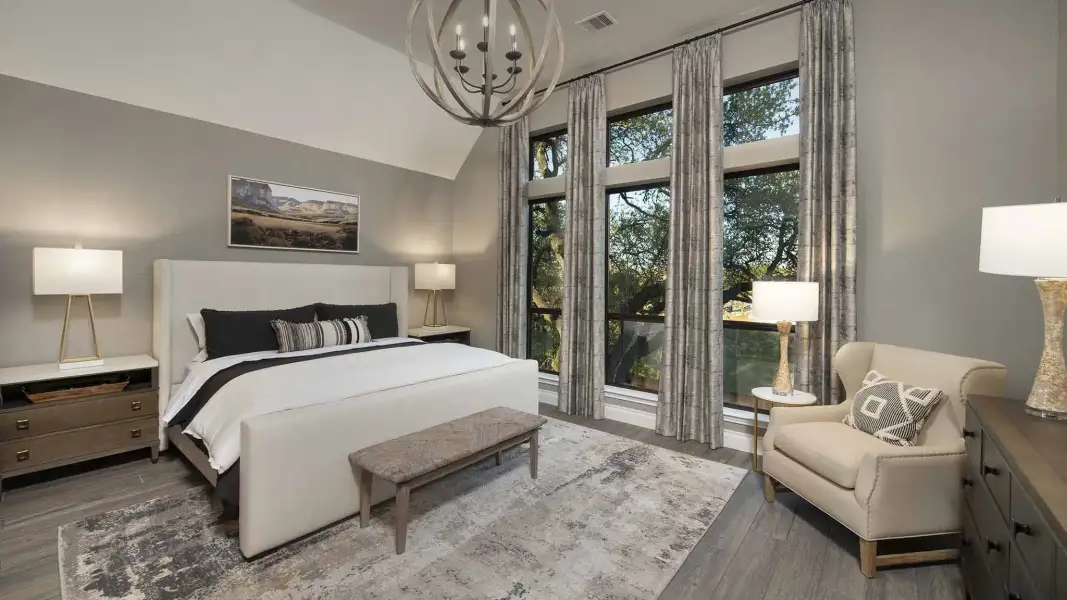 Representative furnished interior of a home built from the 3399W by Perry Homes in Briarley, Montgomery (Image 42).