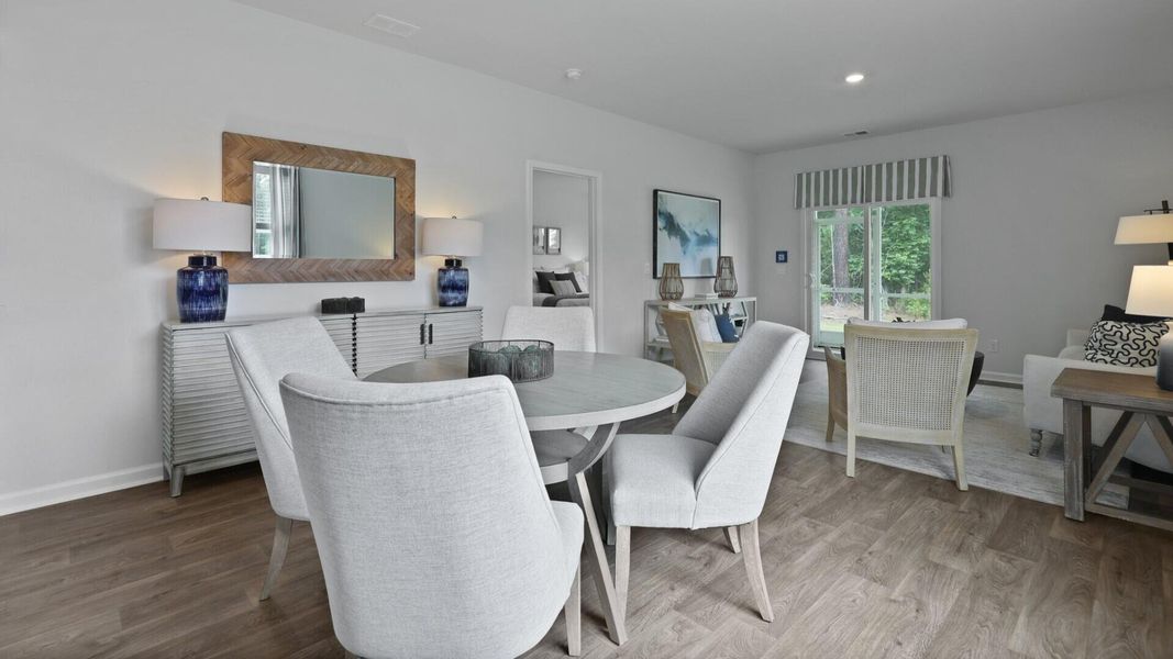 Furnished interior view inside a new home in Pine Hills at Cane Bay, Summerville (Image 35). Furnished interior view inside a new home in Pine Hills at Cane Bay, Summerville (Image 35).