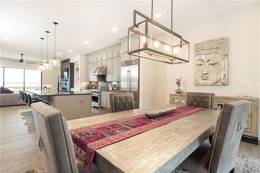 Furnished interior view inside a new home in , Atlanta (Image 16).