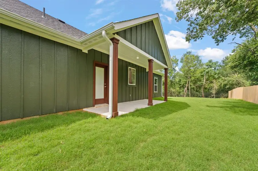Exterior details and patio area of a home in , Cleburne (Image 3). Exterior details and patio area of a home in , Cleburne (Image 3).