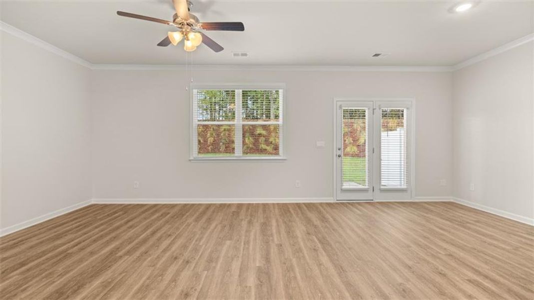 Spacious, unfurnished interior of a new home in , Loganville (Image 11). Spacious, unfurnished interior of a new home in , Loganville (Image 11).