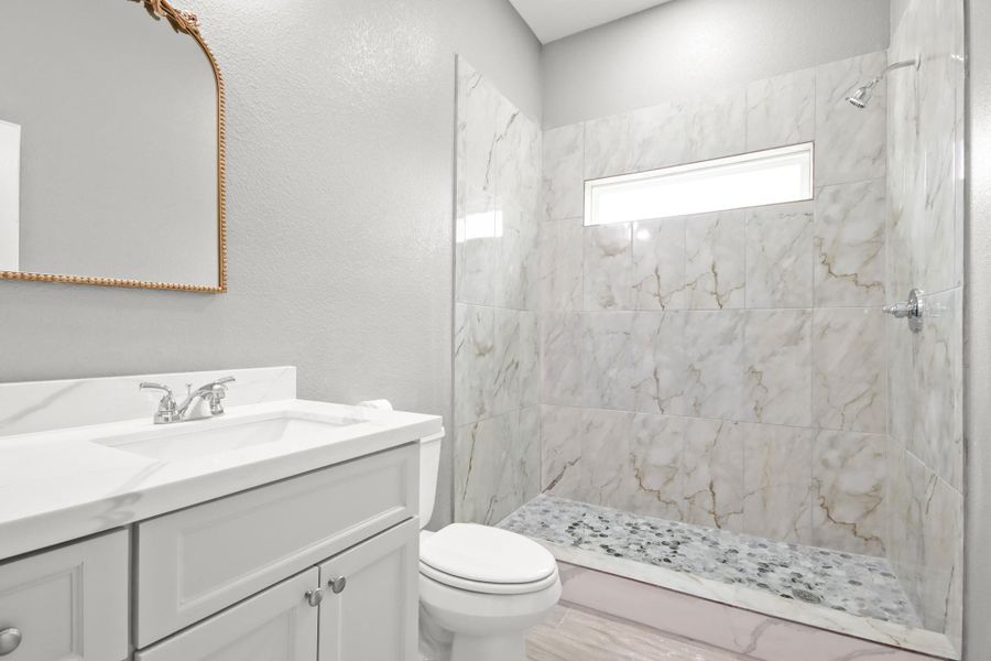 Furnished interior view inside a new home in , Houston (Image 11).