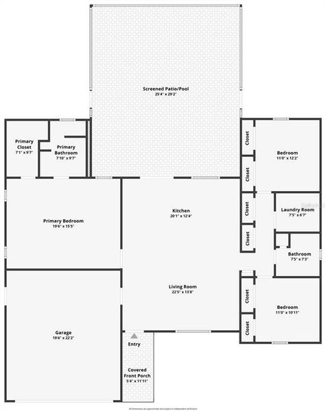 2D floor plan layout of this home in , Dunnellon, FL (Image 5).